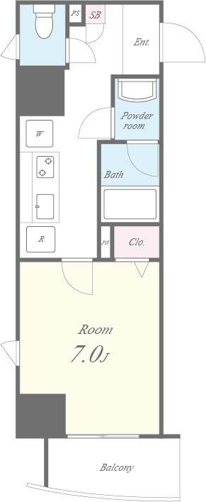 ラブールミノワ 間取り図
