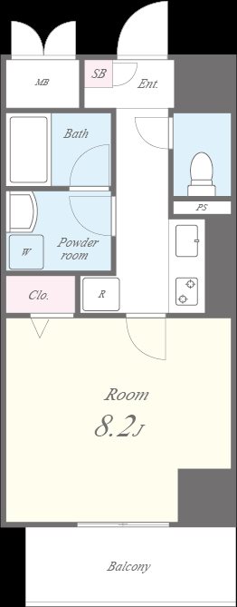 ラブールミノワ 間取り図