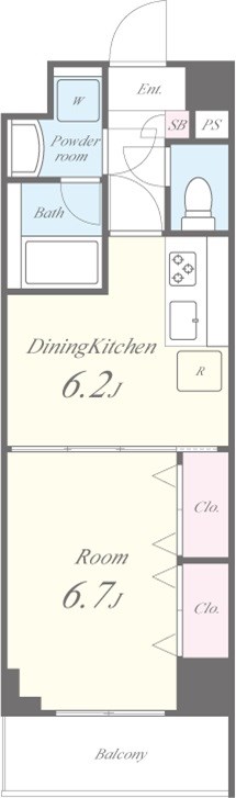 パトリス小豆沢 間取り図