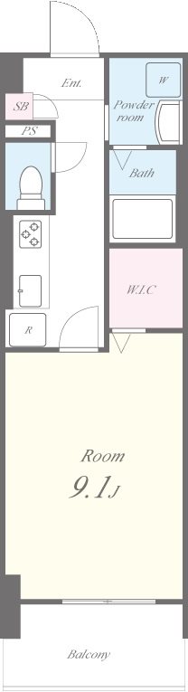 ライツ福助 間取り図
