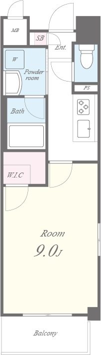 Monte Luce（モンテルーチェ） 間取り図