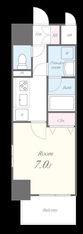 Par Bonheur（パル　ボヌール） 間取り図
