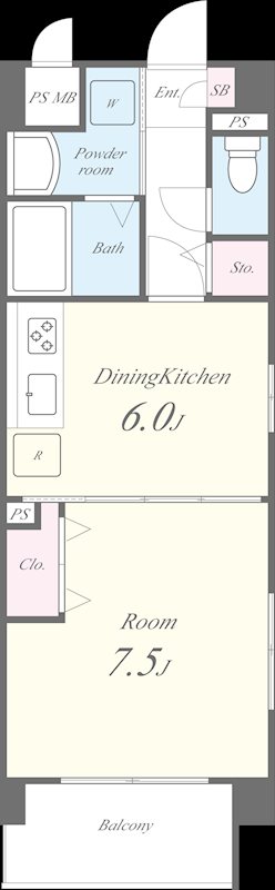 コンフォートプレイス 間取り図