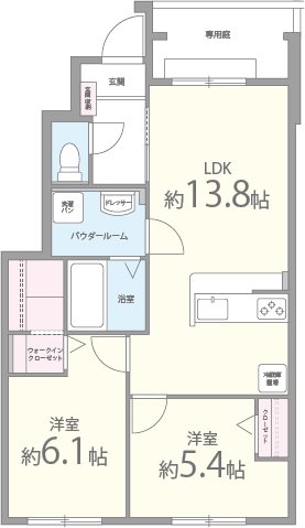 サンテドミール  間取り図