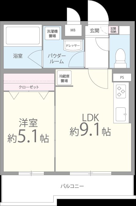 ルヴィニ上桂 間取り図