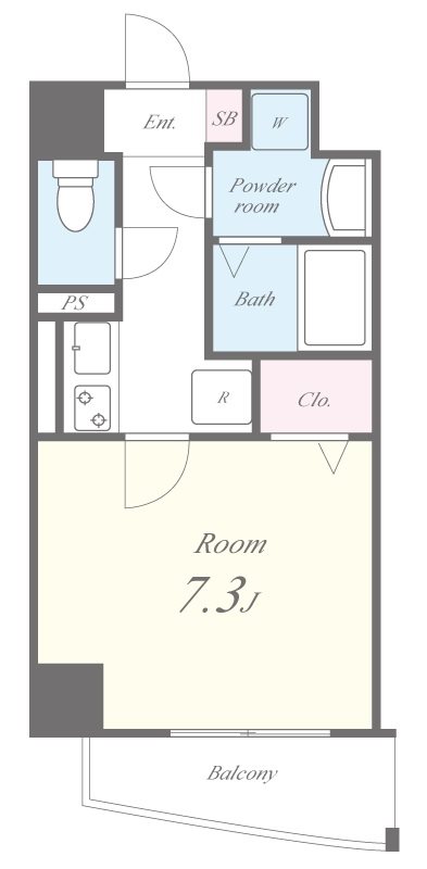 セゾンドミキ 間取り図