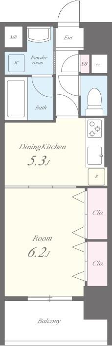 瑞穂フラッツ 間取り図