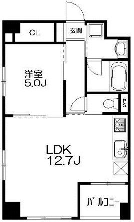 ユーノ新宿柏木 間取り図