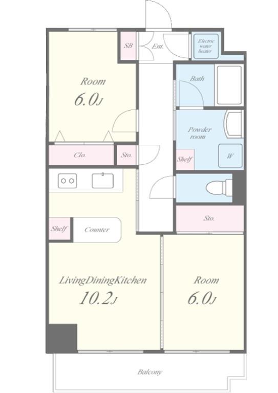 サンセール豊玉A棟 間取り図