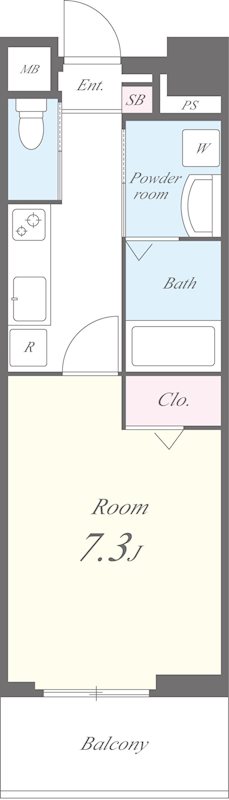 スカイラグーナ 間取り図