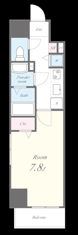 ヴェルドミール 間取り図