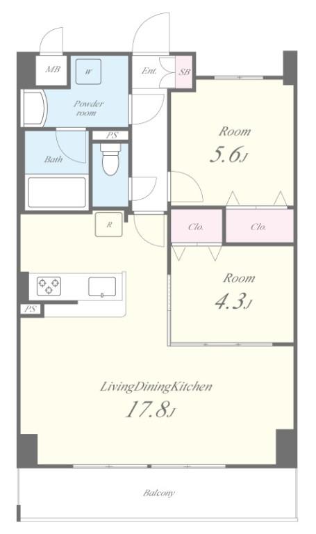 Lier a lavenir（リエ ア ラヴニール） 間取り図