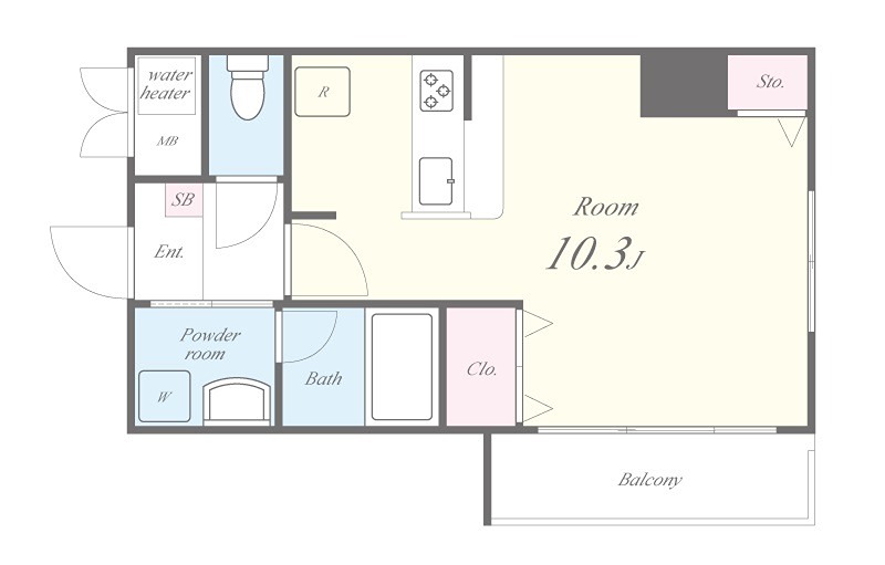 OCEAN松屋町(オーシャン松屋町) 間取り図