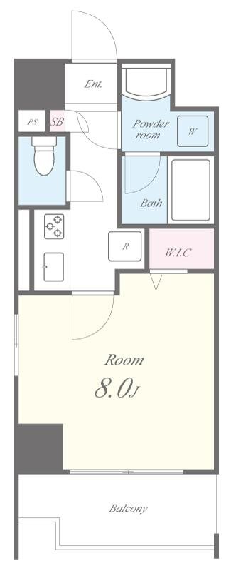 クレール本厚木 間取り図