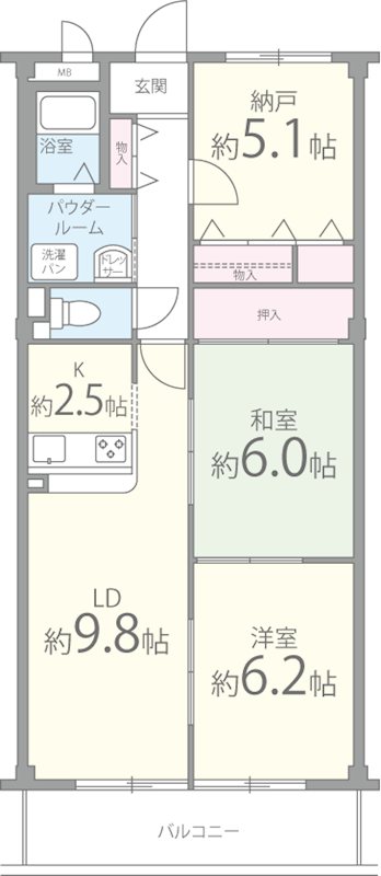エスポワール21 間取り図