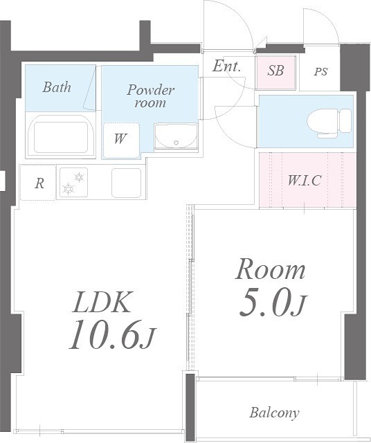 セイワ南堀江リバーレジデンスEAST 間取り図