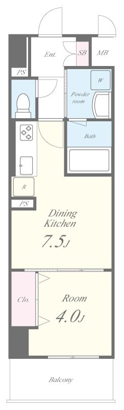 スカイヒルズ 間取り図