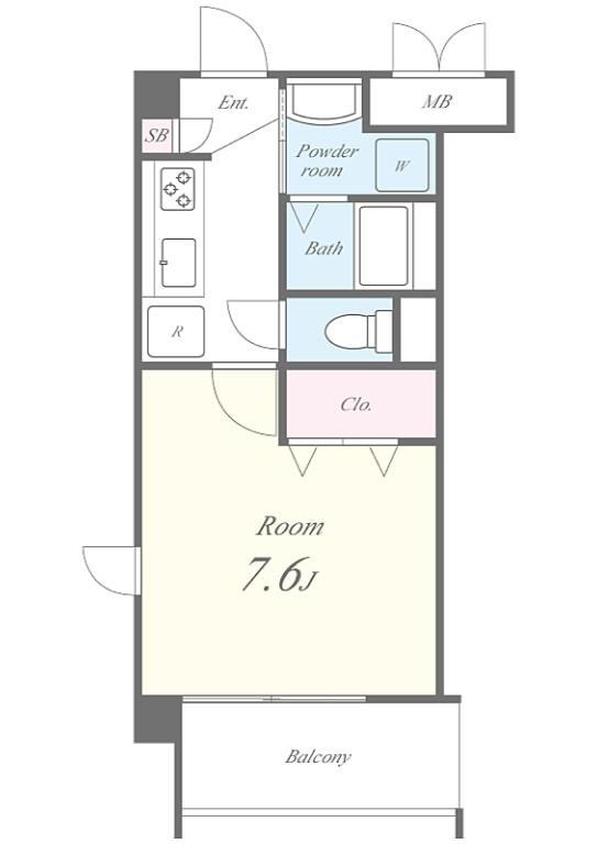 フランディル(品川区) 間取り図