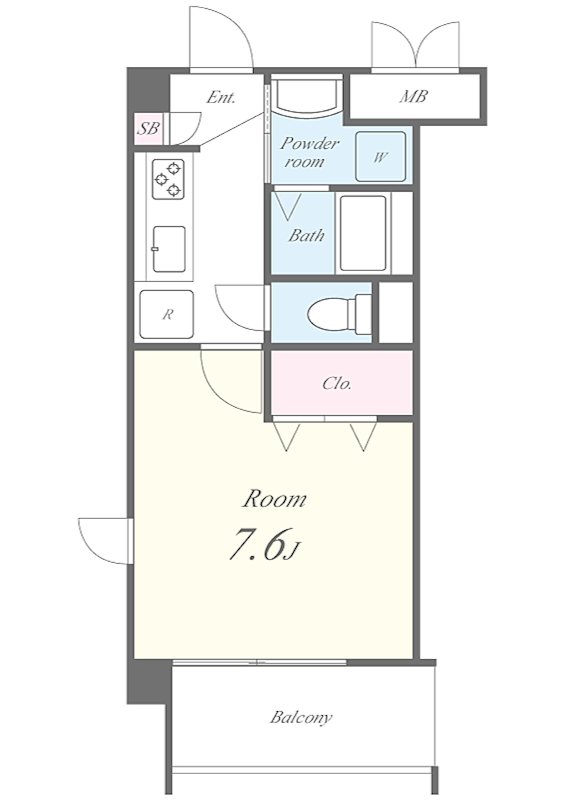 フランディル 間取り図