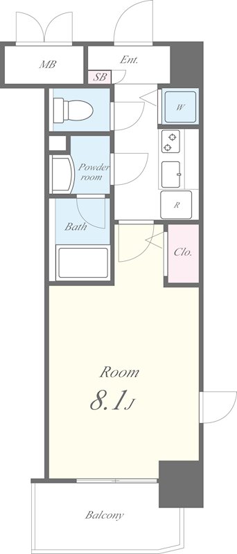 プランドール藤沢 間取り図
