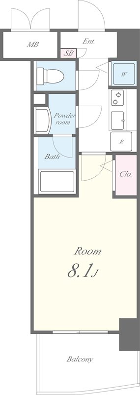 プランドール藤沢 間取り図