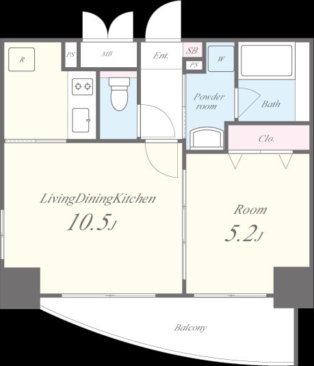 ESPERANZA AZABU(エスペランザ麻布) 間取り図