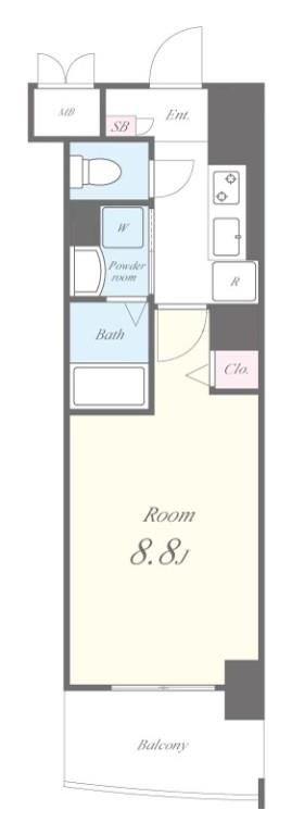 ニューボンデージ 間取り図