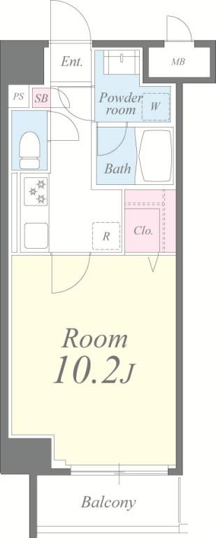 クレシェンテ月島 間取り図