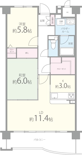 リオ・プレシオーサ 間取り図