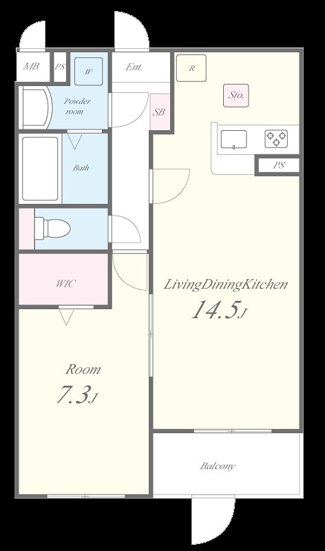 井村様マンション 間取り図