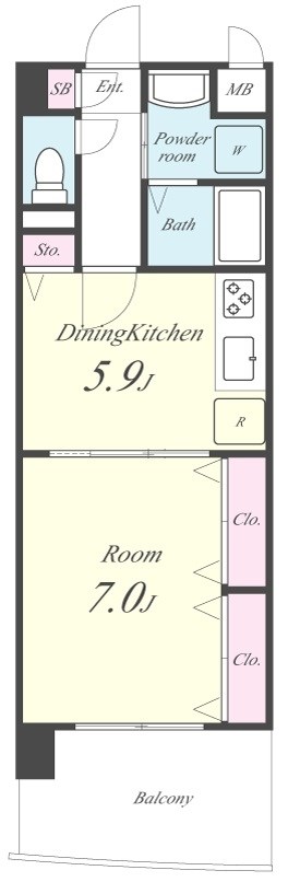 グレイスコート 間取り図