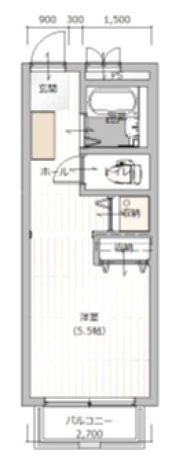 Ｃｅｒｅｚｏ・ＰａｓｅｏⅡ 間取り図