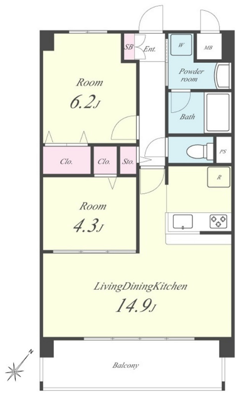 ルミエール(川口) 間取り図