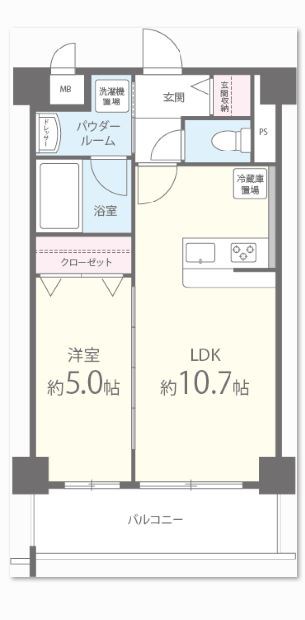 ロンド・エーデルワイス 間取り図