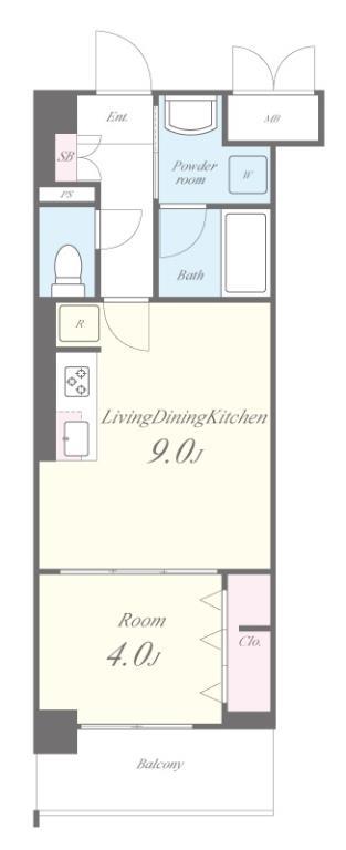 GALLERIA VILLA中央通りⅡ 302号室 間取り