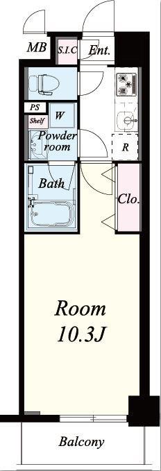 CALME高浜 間取り図