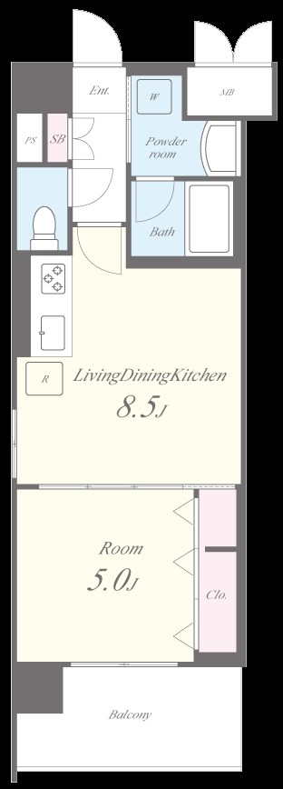 ｽﾄｰﾑ 間取り図