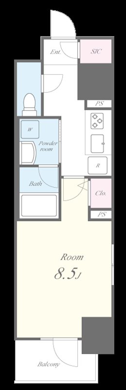 Blanche船橋本町 間取り図