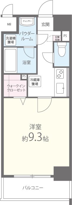 コージーコート 間取り図
