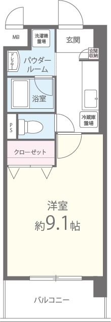 イストアール 間取り図