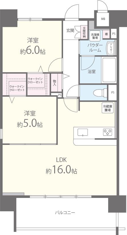 Welina江坂(ウェリナ エサカ) 間取り図