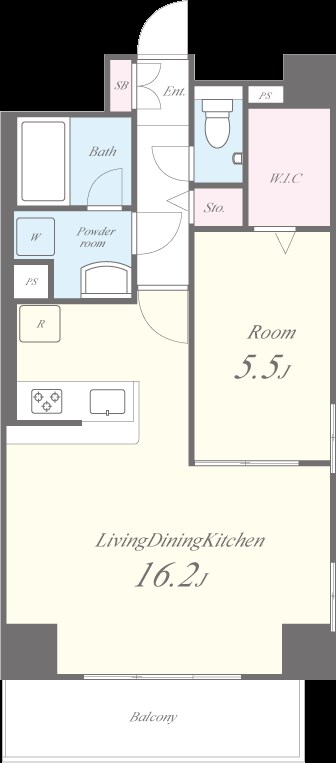 N residence SUMIYOSHI エヌレジデンス住吉 間取り図