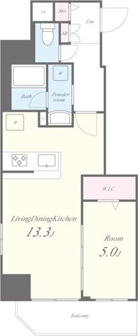 ラ　グラシア四谷 間取り図