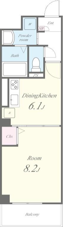 CONFORT NISHIHIRO 間取り図