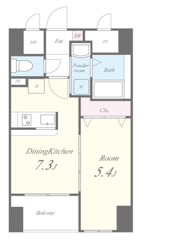 ペイサージュ文京 間取り図