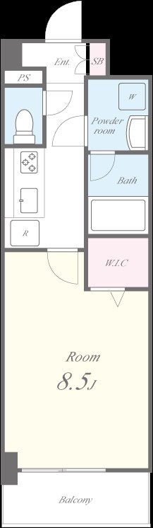 ディ・アミカル 間取り図