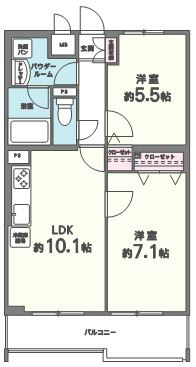 エスポアール西大路 間取り図