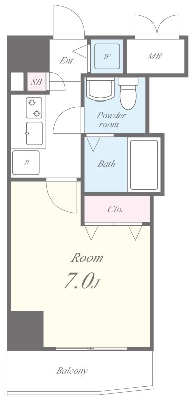 プロムナード岩楯 間取り図