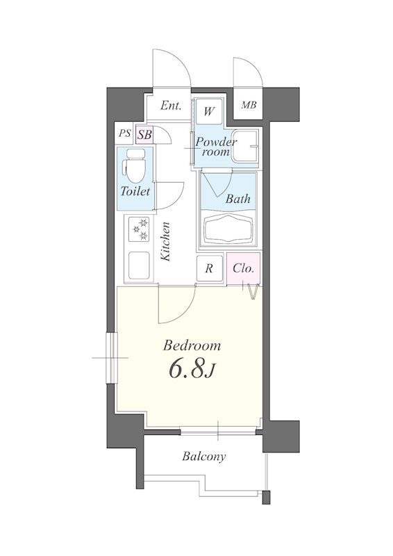 スプルス板橋弐番館 間取り図