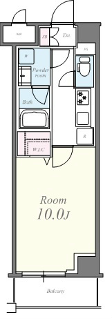 ラディエ　プラージュ 間取り図